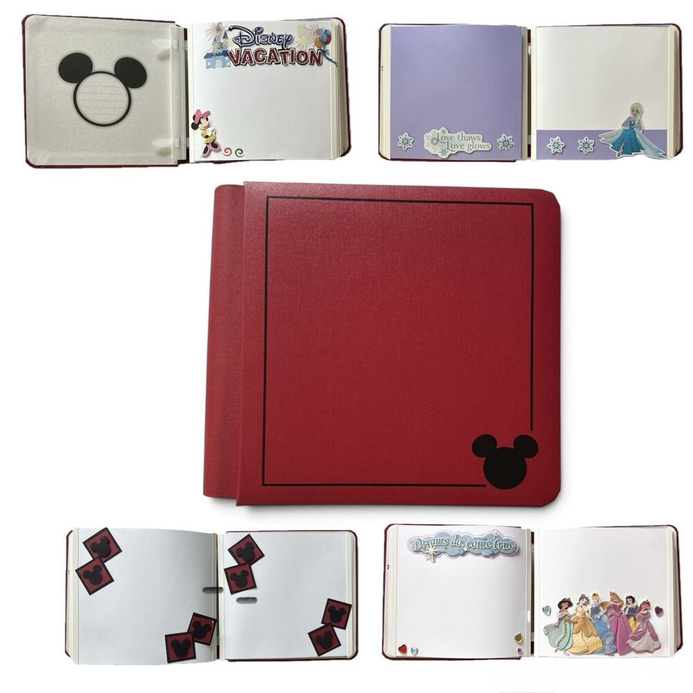 NEW Creative Memories Disney Magic 7x7 Album Pages Ready For Pics Pre Decorated